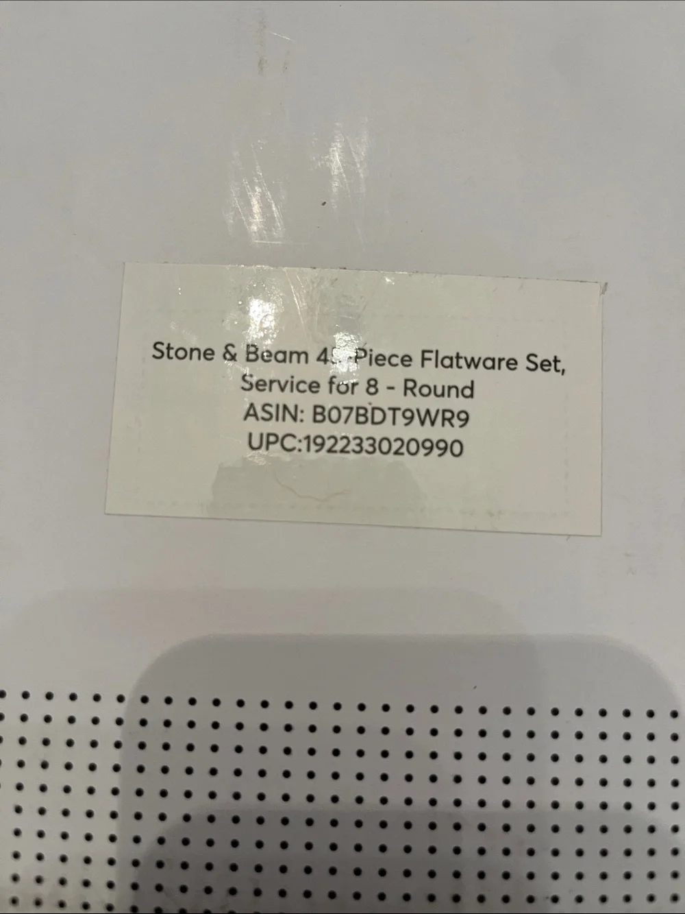 Stone & Beam 45-Piece Flatware Set, new in package